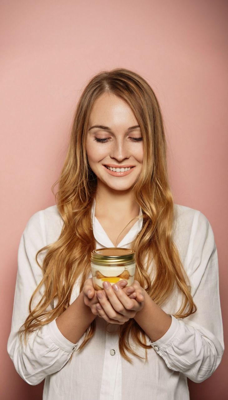 Tiramisu sur fond blanc